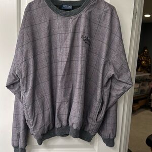 Brand- Sunderland if Scotland, Style- windbreaker, color- grey plaid, size-Large